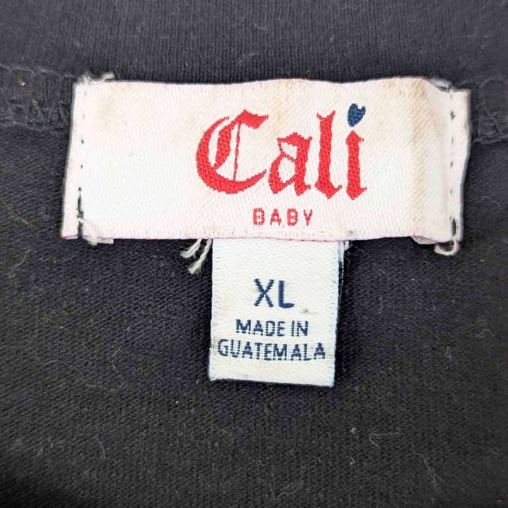 Real Eyes, Realize, Real Lies Illuminati Eye Black Tee Cali Baby XL - Picture 2 of 6